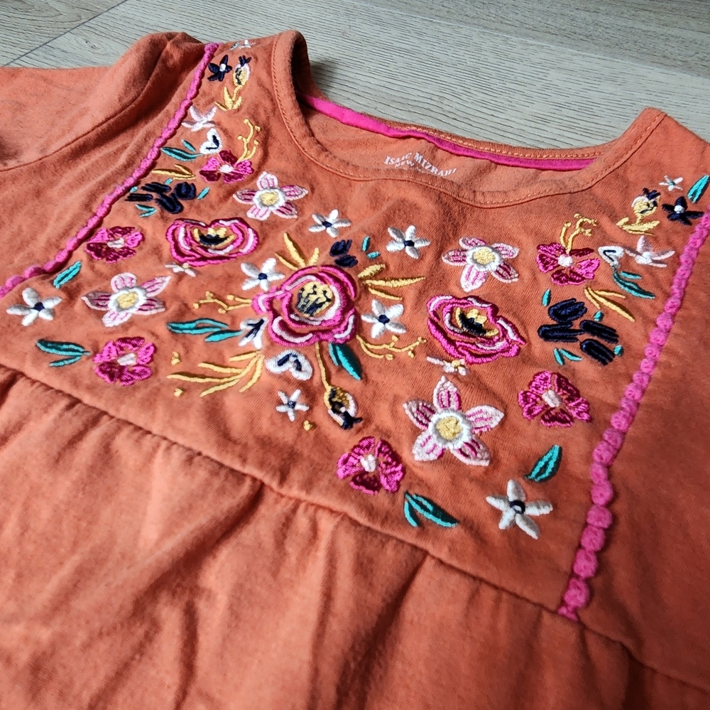 Isaac Mizrahi New York Embroidered Top (Long Sleeve)Girls/(M)7/8